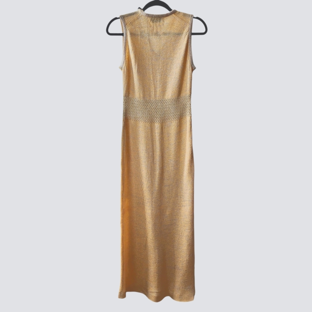 Chic Knit Summer Maxi Sleeveless Dress Size Large - Picture 4 of 7